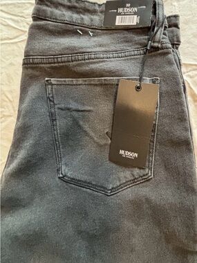 Hudson Jeans Charcoal Slim Straight Size 12